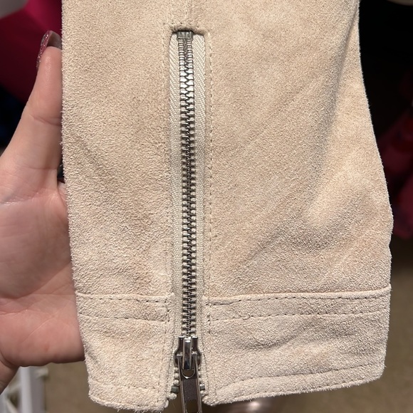 Genuine Suede Moto Jacket - Picture 7 of 9